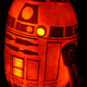 Illustration for article titled The amazing R2D2 pumpkin, from the creator of the Death Star pumpkin!